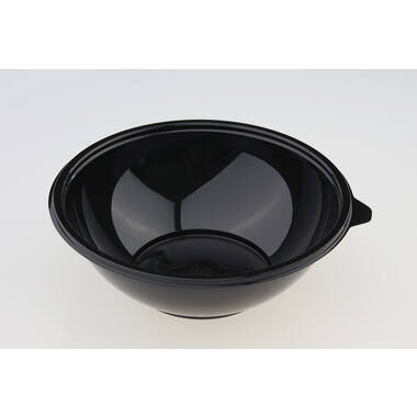 SALADEBOWL 750ml ROND ZWART  360st